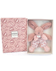 Doudou plat lapin rose Lapin DOUDOU – doudou plat 18 cm Doudou et Compagnie