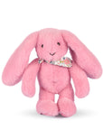 Peluche Lapin Fleurette grenadine 25 cm – peluche lapin Doudou et Compagnie