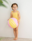 Beach ball 30cm - Banana pink