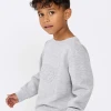 Sweat LEGO® LWSKY 100 gris chiné - molleton 320 g/m², envers non gratté