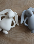 Lapin de dentition Gris caoutchouc naturel Moonie, vue 3 du produit