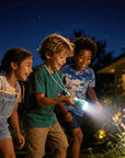 Lampe Glowy rose MOB en silicone souple pour petites mains