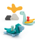 Puzzle friends - Monde des dino Quut, mousse EVA douce, exempte de bisphénol A, de phtalates et de latex