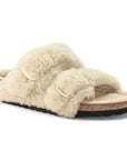 Arizona Big Buckle Shearling Teddy Eggshell