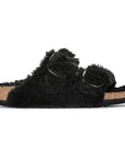 Arizona Big Buckle Shearling Teddy Black