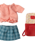 Clothes and bag, Big sister mouse - Red