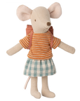 Clothes and bag, Big sister mouse - Old rose