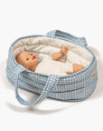 Babies - Blue gingham bassinet