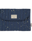 Bagatelle Pouch 19X27 Gold Stella Night Blue