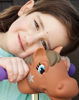 Tête de Poney Marron