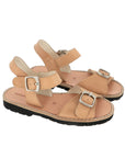 Avarca Buckle Leather Naturel