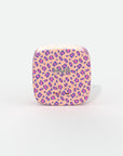 Billy Clock Pink Leopard MOB, heure et date affichées en clair