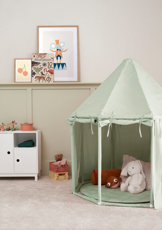 Light green pavilion tent