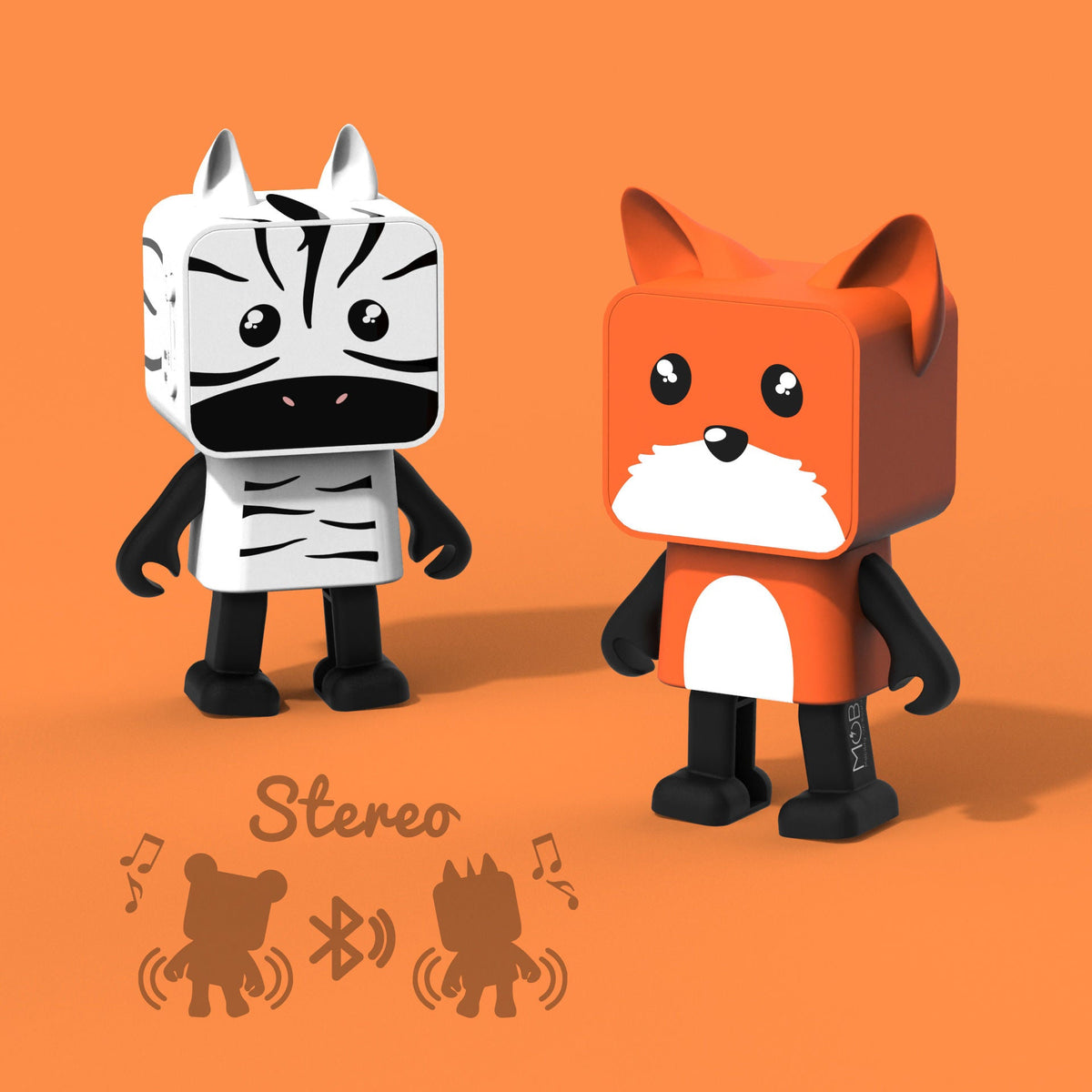 Dancing Animal Fox MOB, idée cadeau musicale pour enfant
