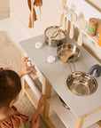 KID'S HUB natural/white kitchen