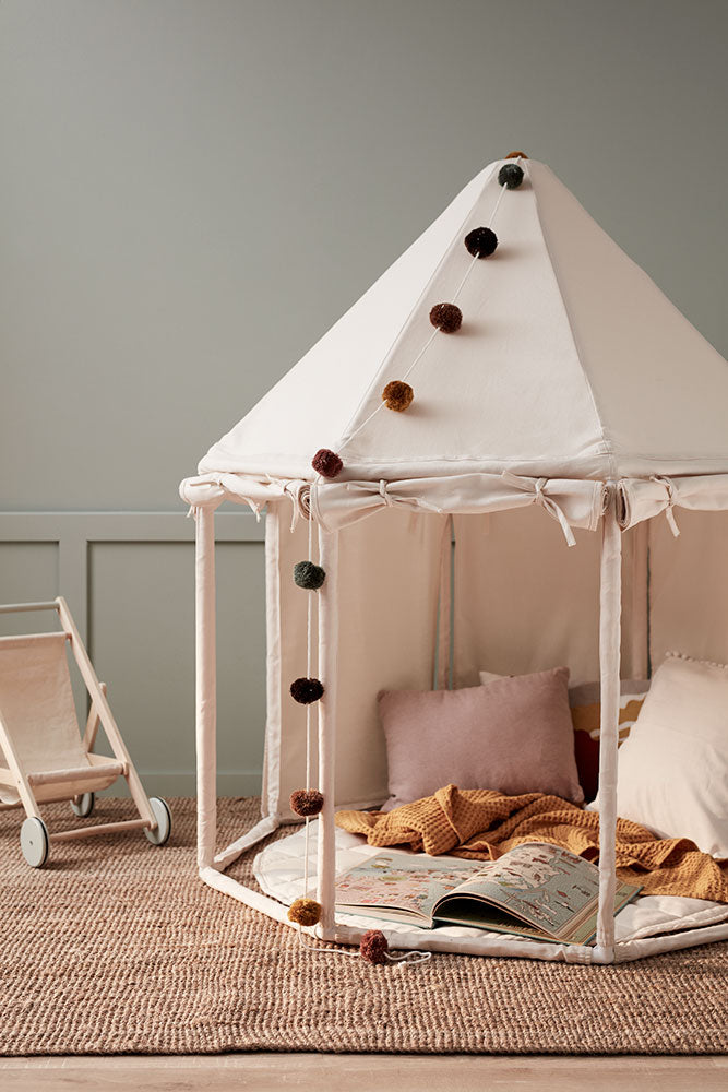 Off-white marquee tent