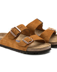 Arizona Soft Footbed Nubuck/Suede Leather - Mink