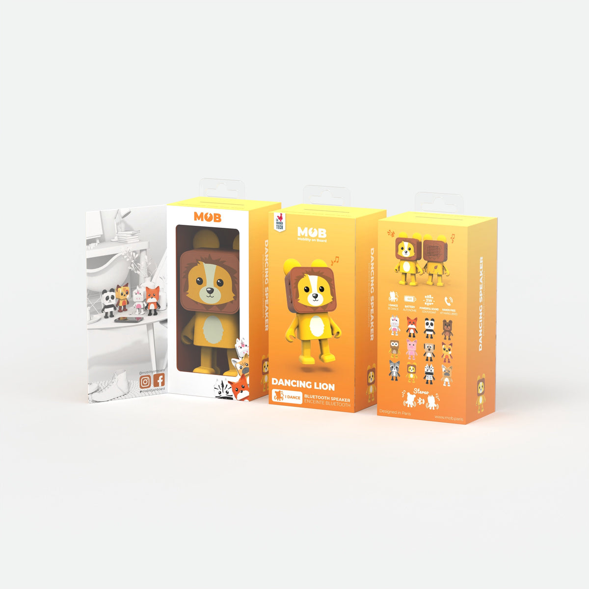 Enceinte Dancing Animal lion MOB, vue 7