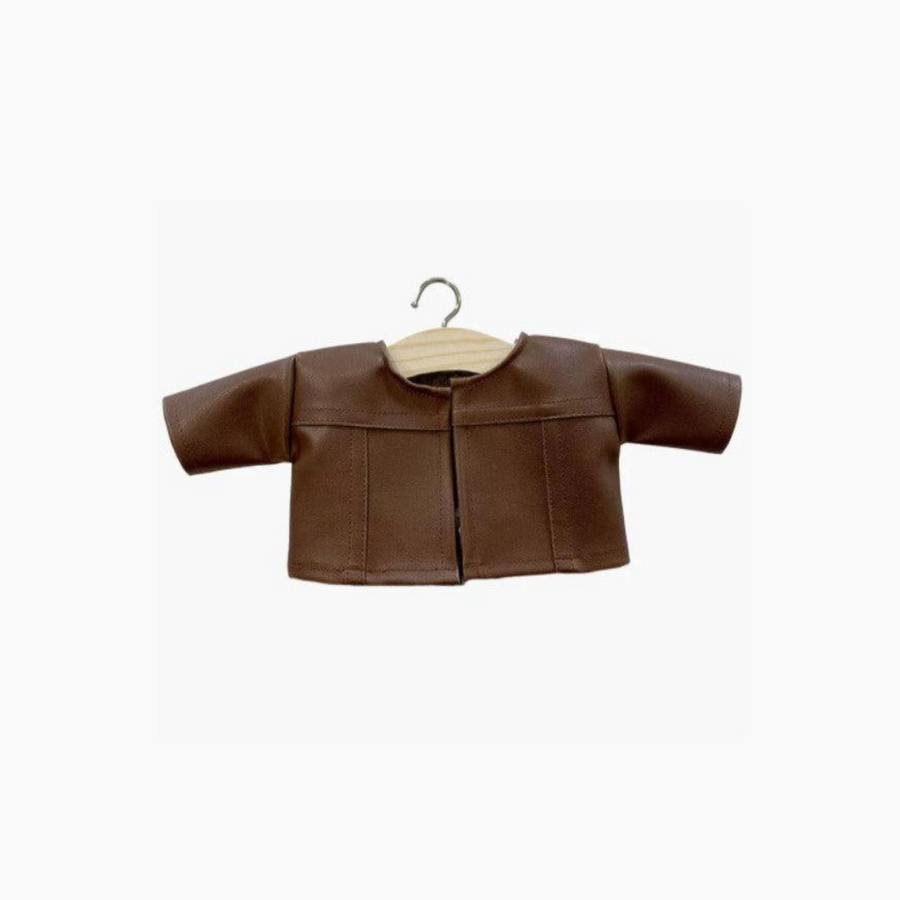 Gordis - Veste Nickie marron en simili cuir