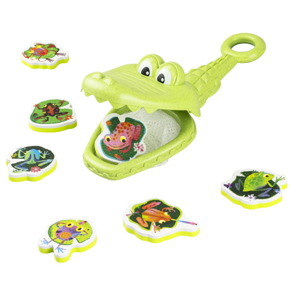 Jouet de bain en bioplastique Tiger Tribe pour la concentration et la motricité fine, dès 12 mois
