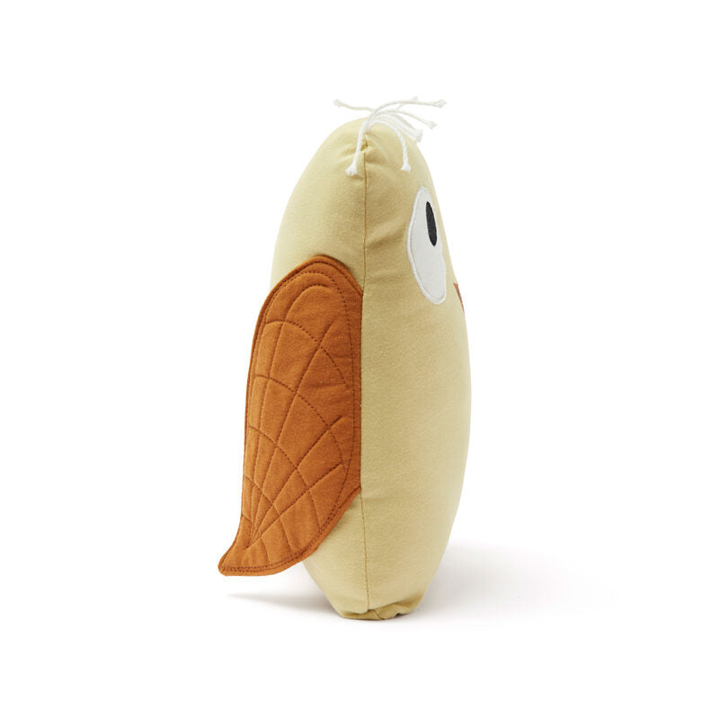 EDVIN green owl plush toy