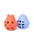 Hochets ours rouge et pingouin bleu Little L Bear and Penguin Rattles pour bébé dès la naissance