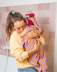Cape de bain cotton 75 x 75cm - Ours Lavende