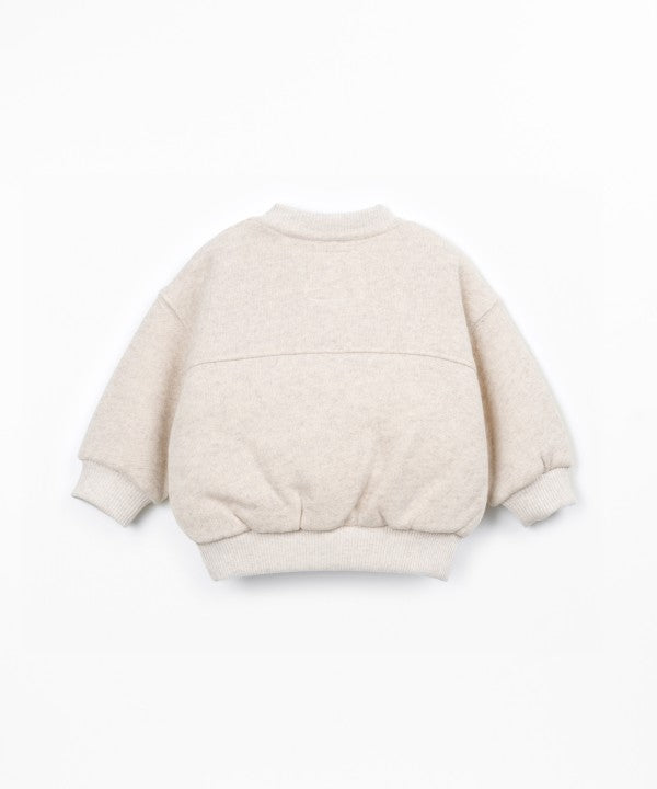 Sweat En Molleton Sketches Play Up en molleton de coton et fibres recyclées, lavable à 30°C
