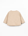 Pull Côtelé Flammé Skein Play Up en coton organique, lavable à 30°C