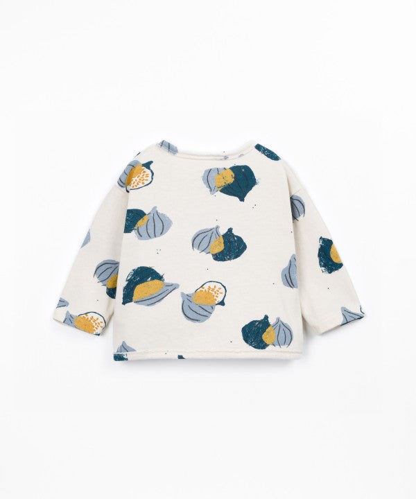 Pull En Jersey Sketches Play Up en jersey coton et coton recyclé, lavable à 30°C