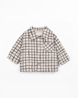 Chemise En Tissu Skein Play Up, coloris beige foncé, chemise en tissu pour bébé