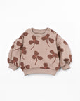Sweat En Molleton Drawing Play Up, coloris marron clair, sweat en molleton pour bébé