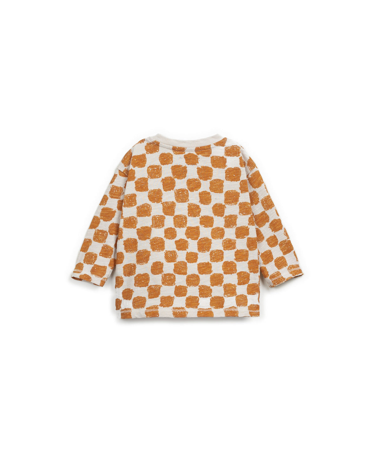 Printed Flamé Jersey Ls T-Shirt Tones Saffron