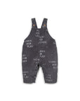 Printed Corduroy Jumpsuit Grafite