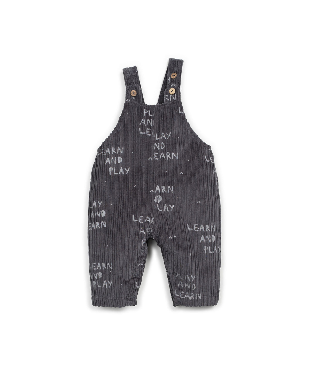 Printed Corduroy Jumpsuit Grafite
