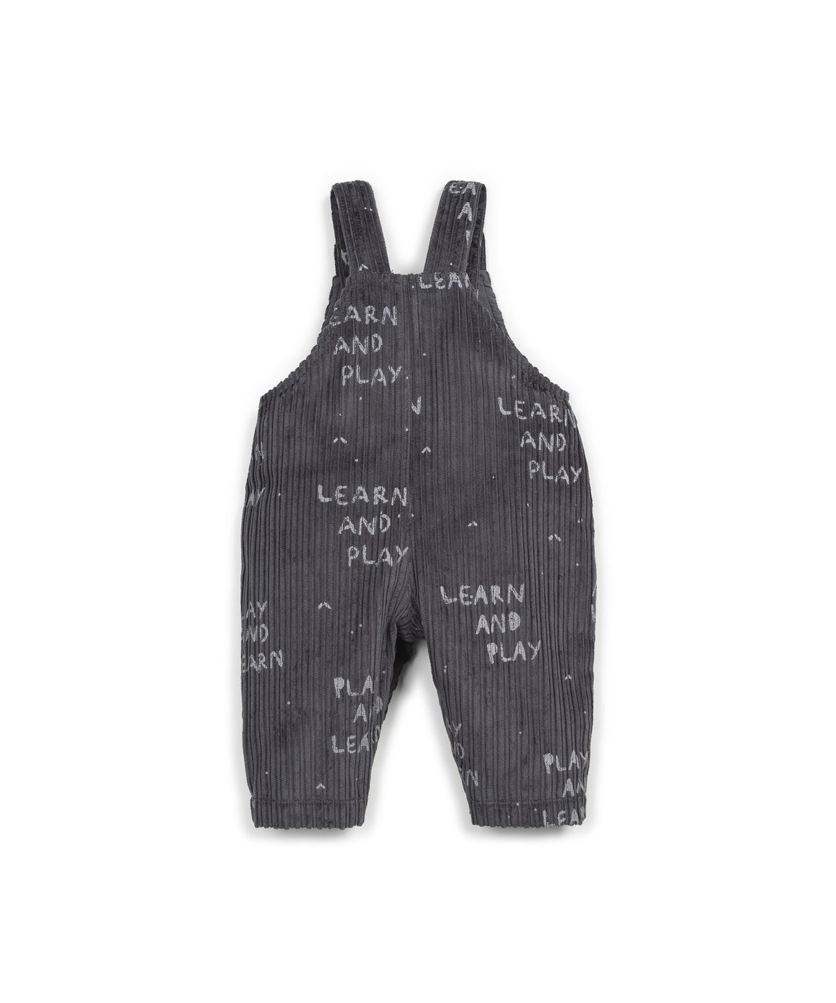 Printed Corduroy Jumpsuit Grafite