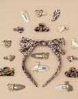 Assorted Leopard Mini Claw Clips
