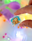 Zany Zoo Light-Up Cubes, cubes en plastique 100 % recyclé