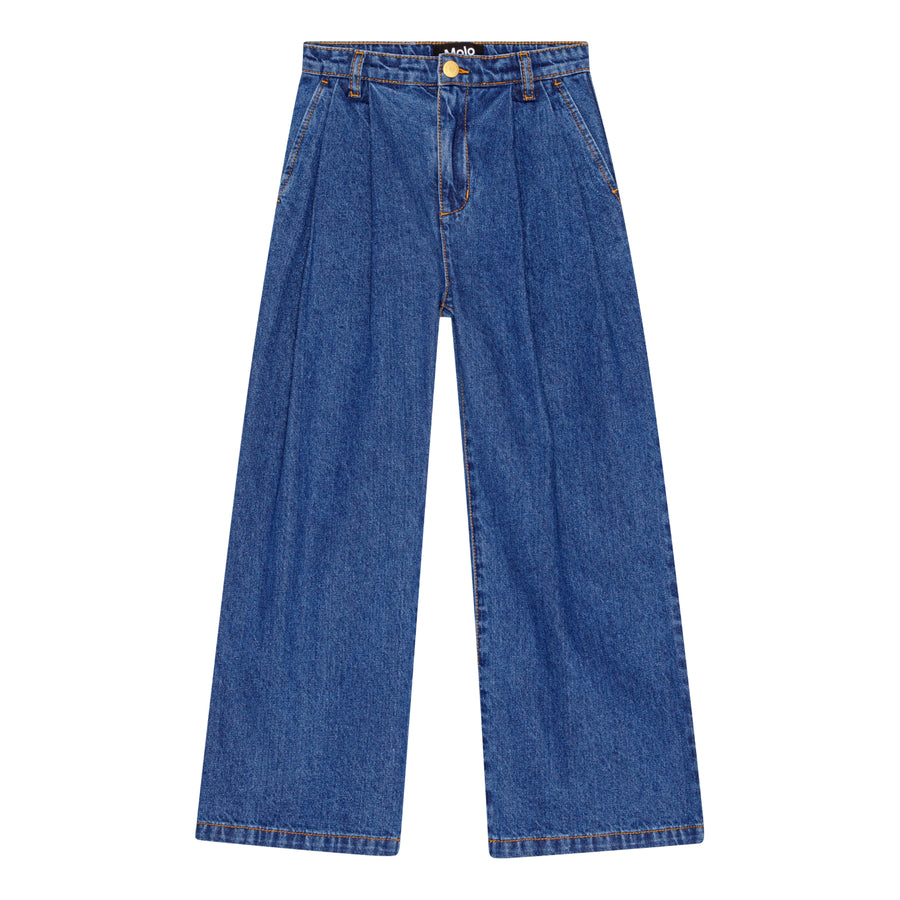 Woven Pants Aeisha Mid Blue Denim