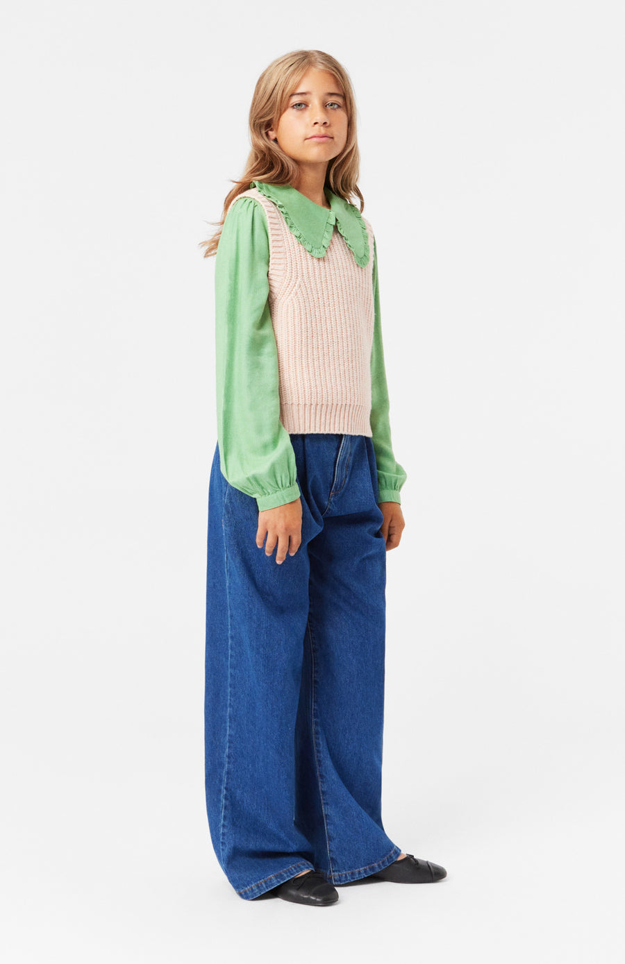 Woven Pants Aeisha Mid Blue Denim