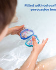 Bath Shakers Colourful Clouds, hochets en silicone et plastique étanches