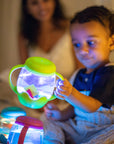 Mini Sensory Jar vert Glo Pals, idée cadeau d'éveil pour un enfant qui aime la nature dès 18 mois