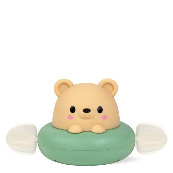 Bath Paddle Boat Bear, jouet de bain 2 en 1 à tirer et à remplir d'eau