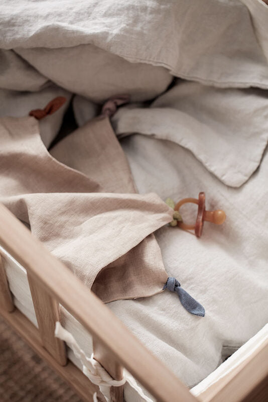 NEO linen knotted handkerchief security blanket