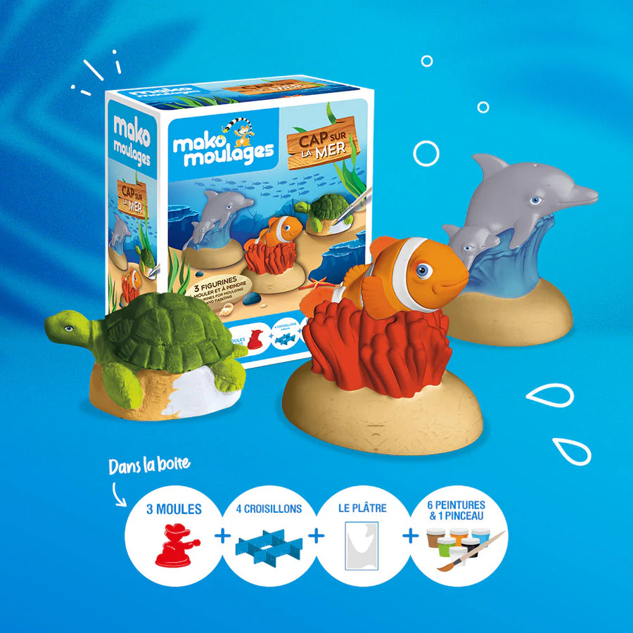 Mako moulages Cap sur la mer (3 moules)