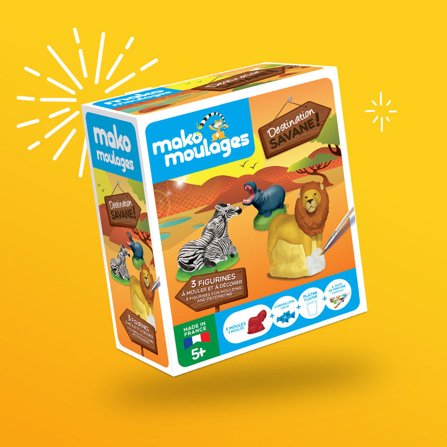 Mako moulages Destination savane (3 moules)