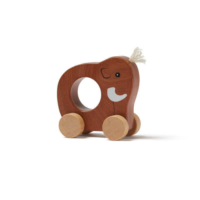 NEO brown mammoth pull toy