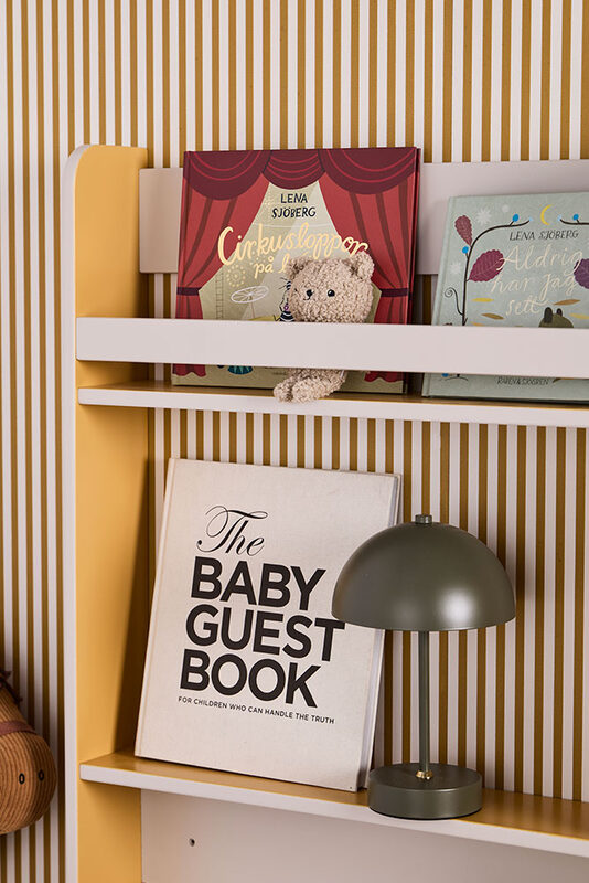 Porte livres gris moutarde STAR