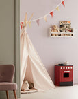 KID'S HUB Red Play Kitchen