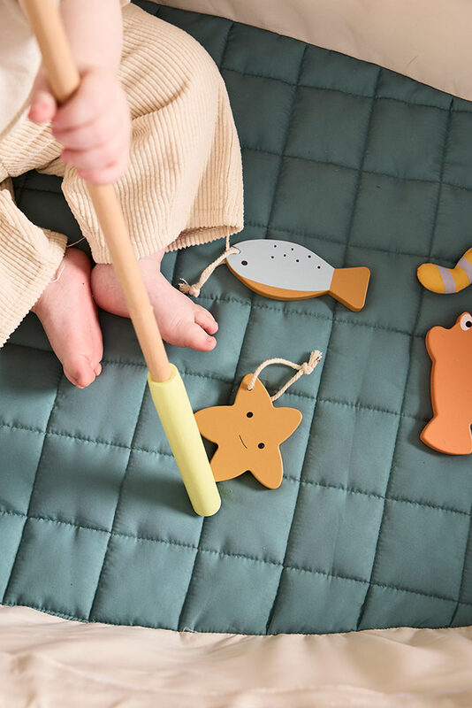 Bateau en toile avec kit de pêche KID'S HUB